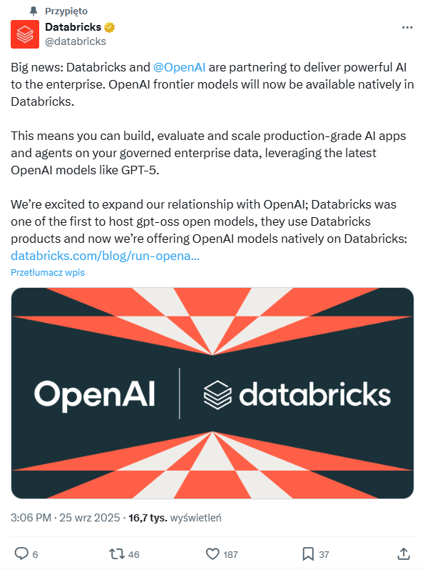 Databricks and OpenAI Announce $100M Partnership to Bring GPT-5 to the Enterprise